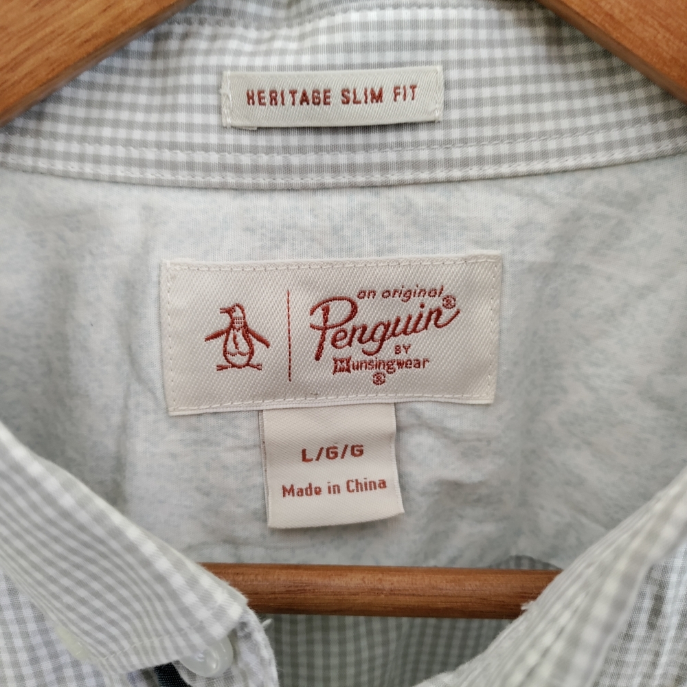 Original Penguin ( L ) Short Sleeve Button Down Shirt